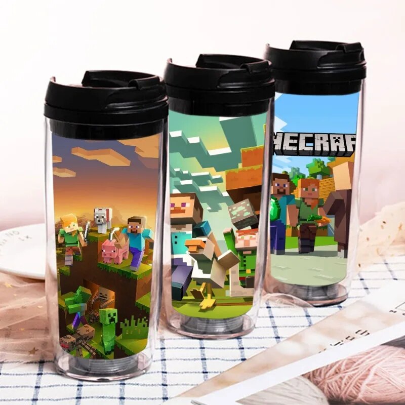 Pixel Potion: The Minecraft Adventure Hydration Bottle